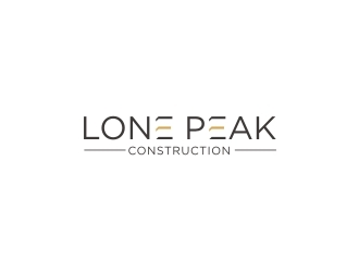 Lone Peak Construction logo design by narnia