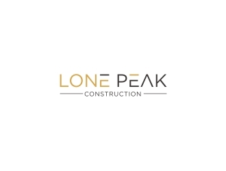 Lone Peak Construction logo design by narnia