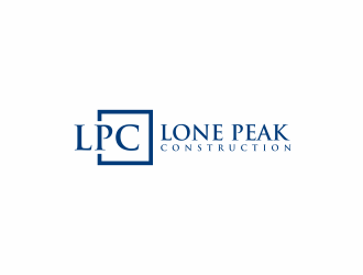 Lone Peak Construction logo design by ammad
