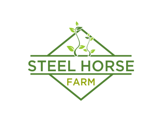 Steel Horse Farm  logo design by cahyobragas
