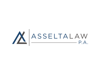 Asselta Law, P.A. logo design by ammad