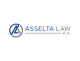 Asselta Law, P.A. logo design by Realistis