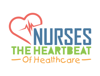 Nurses: The Heartbeat Of Healthcare logo design by rykos