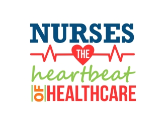 Nurses: The Heartbeat Of Healthcare logo design by xteel