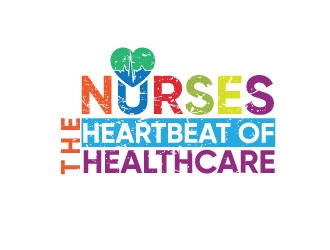 Nurses: The Heartbeat Of Healthcare logo design by Erasedink