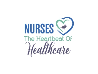 Nurses: The Heartbeat Of Healthcare logo design by zakdesign700