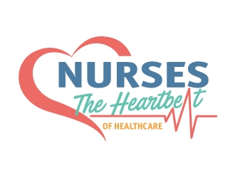 Nurses: The Heartbeat Of Healthcare logo design by jaize
