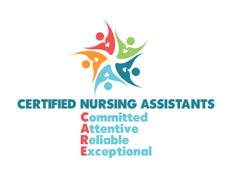 Certified Nursing Assistants: Committed Attentive Reliable Exceptional logo design by rykos