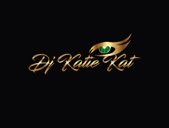 Dj Katie Kat logo design by sanstudio