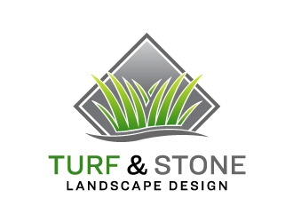 Turf & Stone Landscape Design logo design by nehel