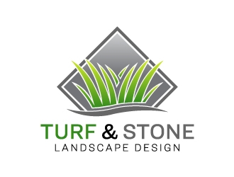 Turf & Stone Landscape Design logo design by nehel