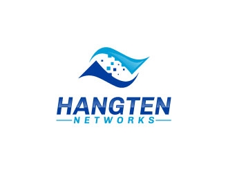Hangten Networks logo design by uttam