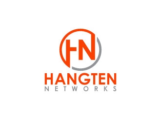 Hangten Networks logo design by uttam