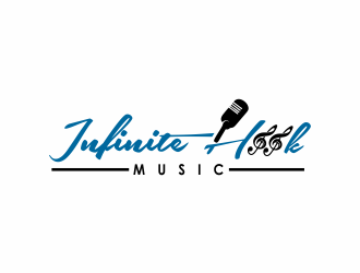 Infinite Hook Music logo design by giphone