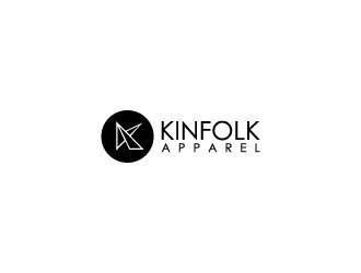 Kinfolk Apparel logo design by imalaminb