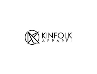 Kinfolk Apparel logo design by imalaminb