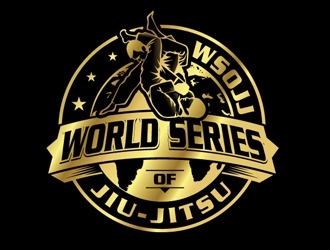 WSOJJ WORLD SERIES OF JIU-JITSU logo design by shere