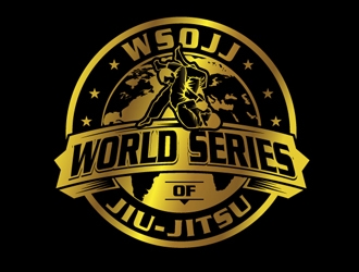 WSOJJ WORLD SERIES OF JIU-JITSU logo design by shere