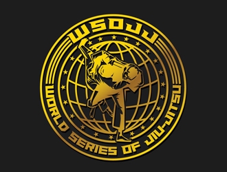 WSOJJ WORLD SERIES OF JIU-JITSU logo design by shere