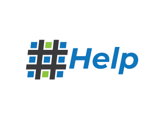 #Help logo design by rootreeper