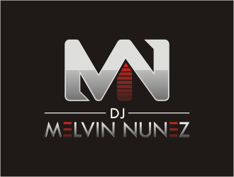 DJ Melvin Nunez logo design by bunda_shaquilla