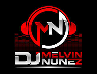 DJ Melvin Nunez logo design by IrvanB