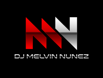 DJ Melvin Nunez logo design by kunejo