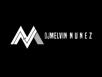 DJ Melvin Nunez logo design by dondeekenz