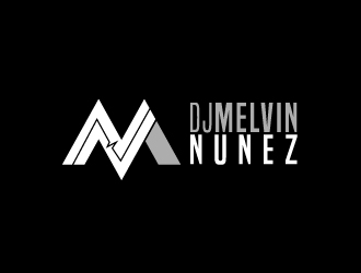 DJ Melvin Nunez logo design by dondeekenz