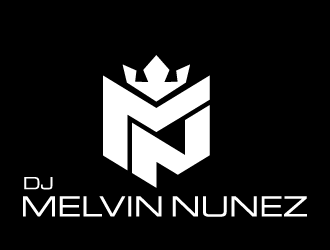 DJ Melvin Nunez logo design by jaize