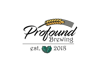 Profound Brewing  logo design by sanstudio
