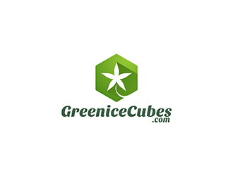 greenicecubes.com logo design by hole