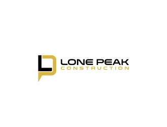 Lone Peak Construction logo design by imalaminb