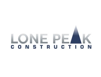 Lone Peak Construction logo design by berkahnenen