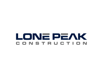 Lone Peak Construction logo design by RIANW