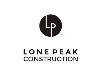 Lone Peak Construction logo design by Kraken