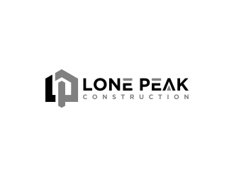 Lone Peak Construction logo design by CreativeKiller