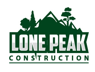 Lone Peak Construction logo design by Muhammad_Abbas