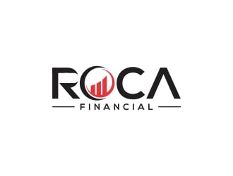 ROCA Financial logo design by rokenrol