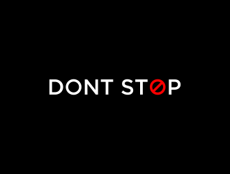 Dont Stop logo design by salis17