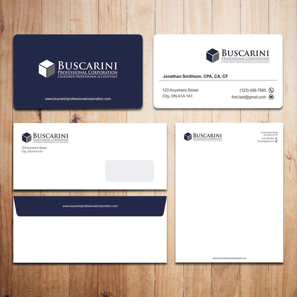 Buscarini Professional Corporation logo design by Kindo
