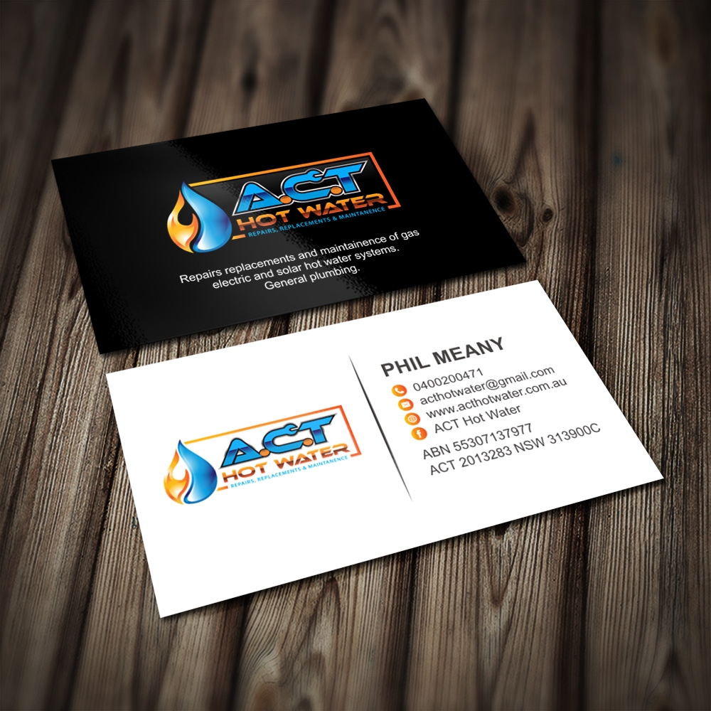 A.C.T Hotwater logo design by Kindo
