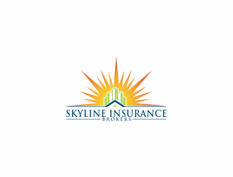 Skyline Insurance Brokers logo design by menanagan