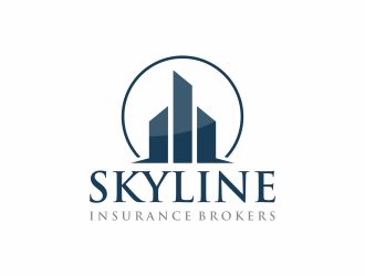 Skyline Insurance Brokers logo design by haidar