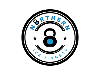 Northern ICE Fitness logo design by logogeek