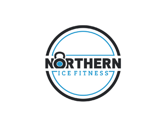 Northern ICE Fitness logo design by alby