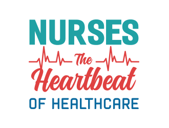 Nurses: The Heartbeat Of Healthcare logo design by keylogo