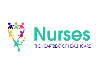 Nurses: The Heartbeat Of Healthcare logo design by JessicaLopes
