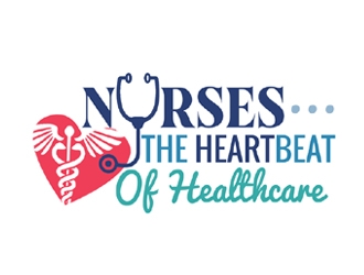 Nurses: The Heartbeat Of Healthcare logo design by ingepro