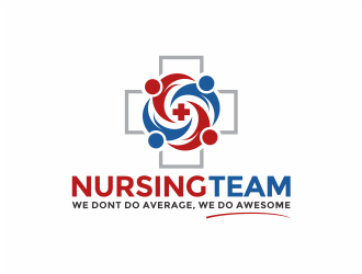 Nursing Team: We Dont Do Average, We Do Awesome logo design by mutafailan
